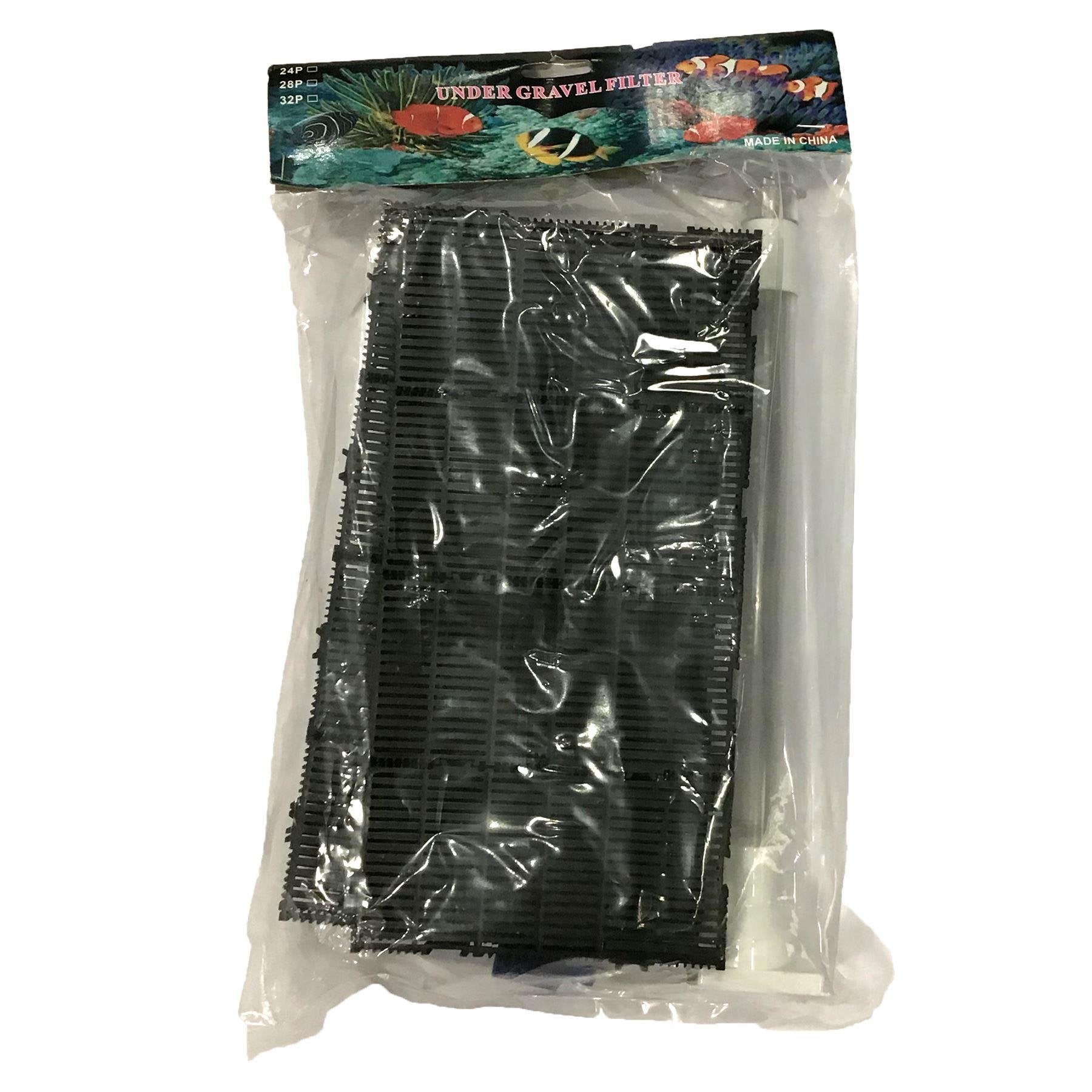 Black Undergravel Filter - 16 Pieces (To piece together required size)