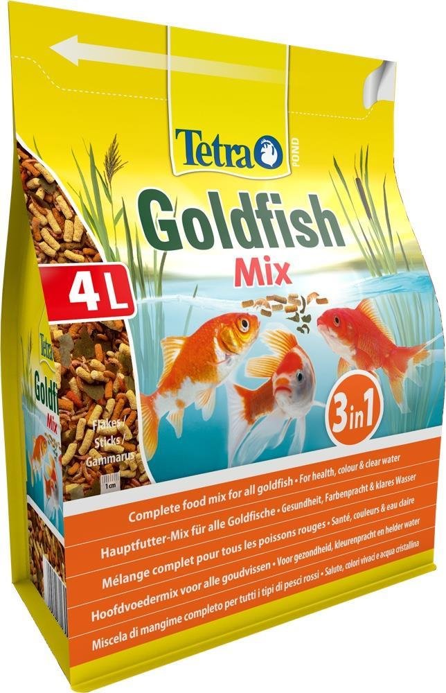 Tetra Pond Goldfish Mix - Mixed Fish Food For Pond Fish (1L, 4L)