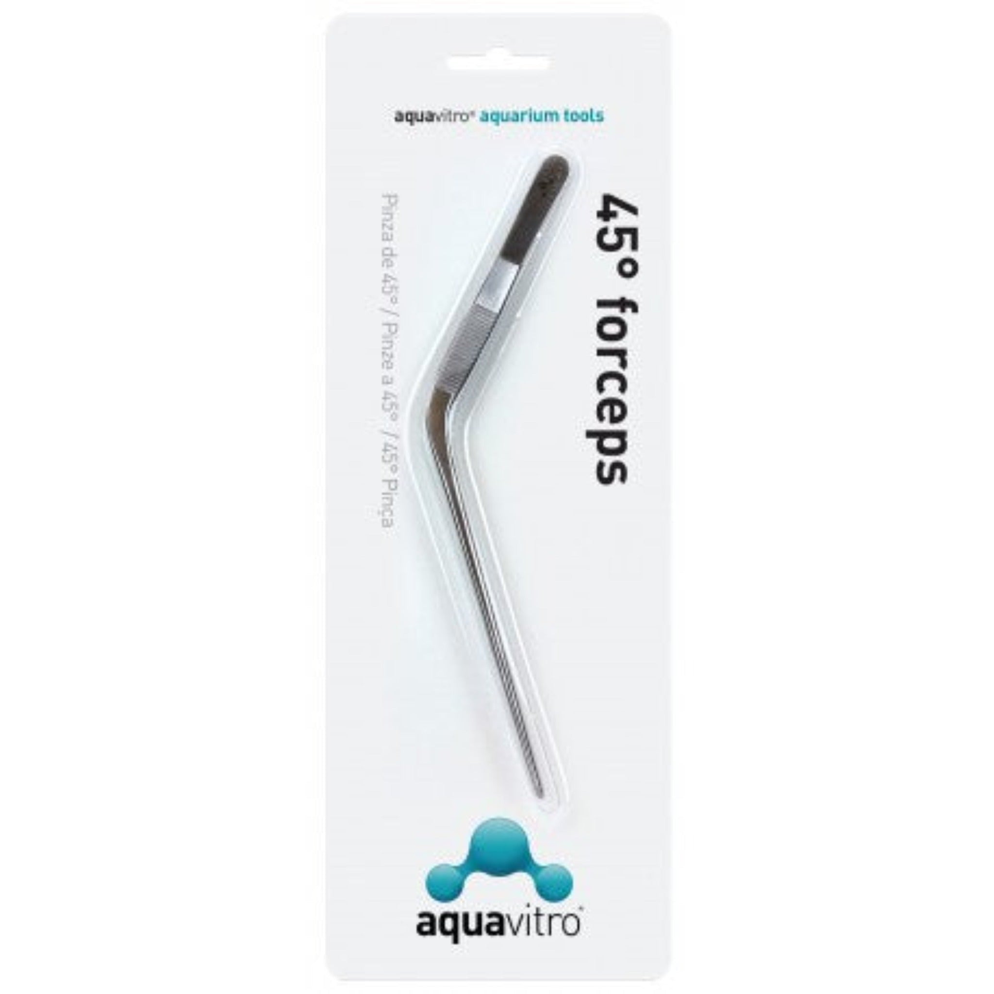 Aquavitro 45 Degree Forceps 19cm