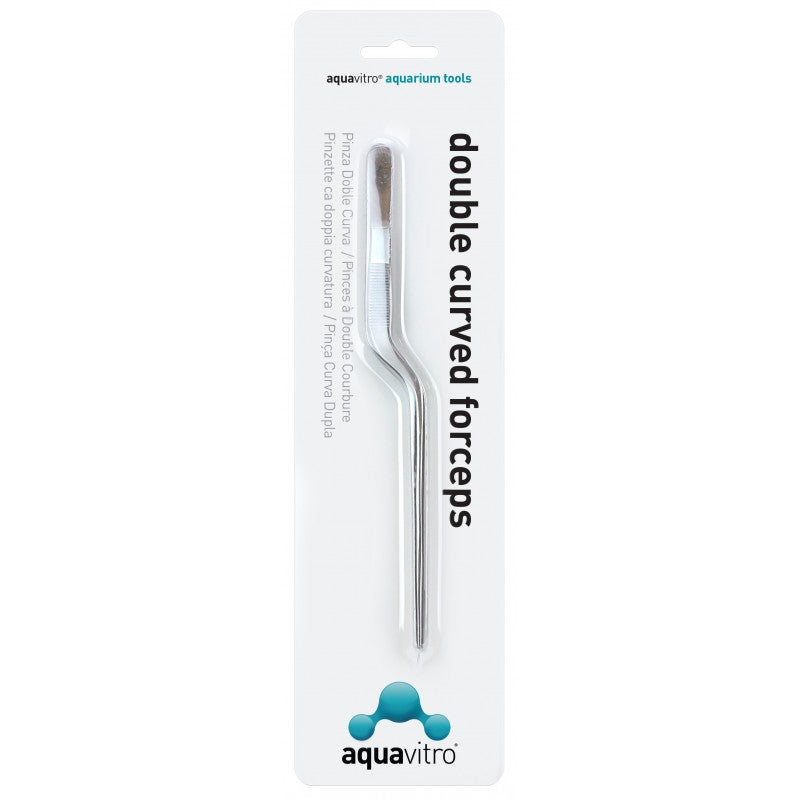 Aquavitro Double Curved Forceps 22cm