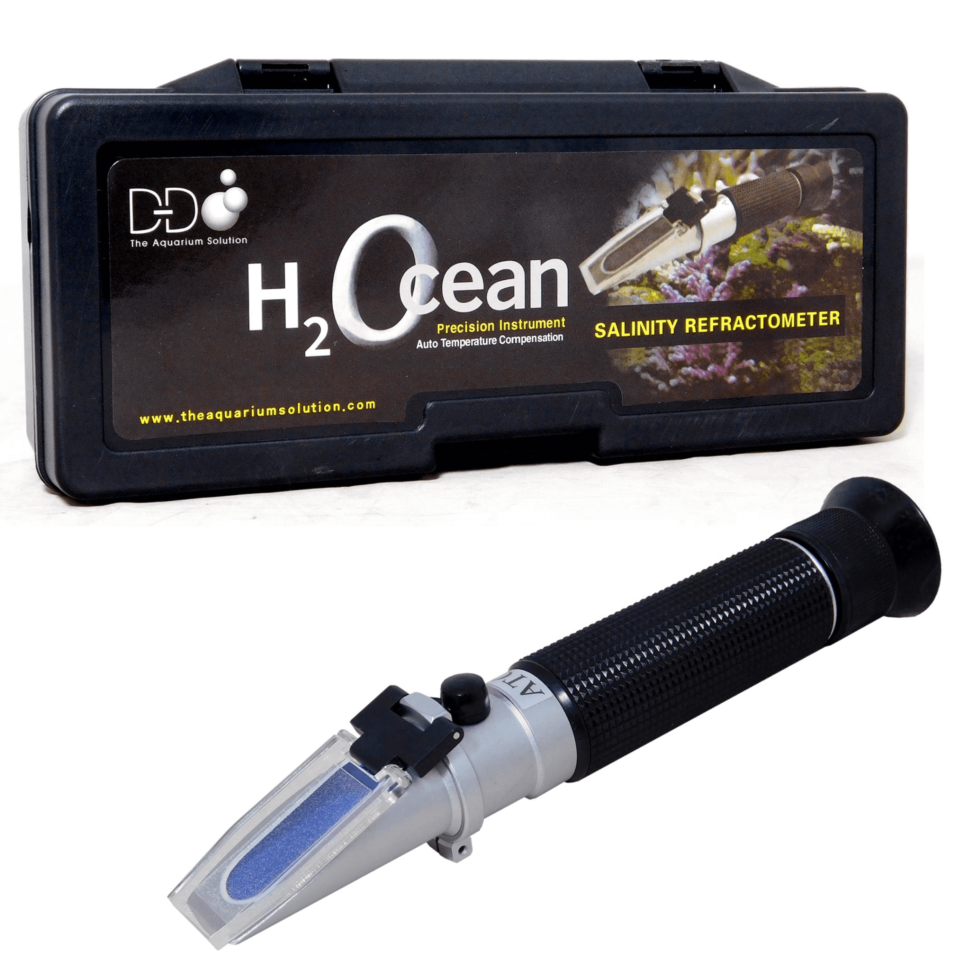 D-D H2Ocian Portable Refractometer Salinity Checker
