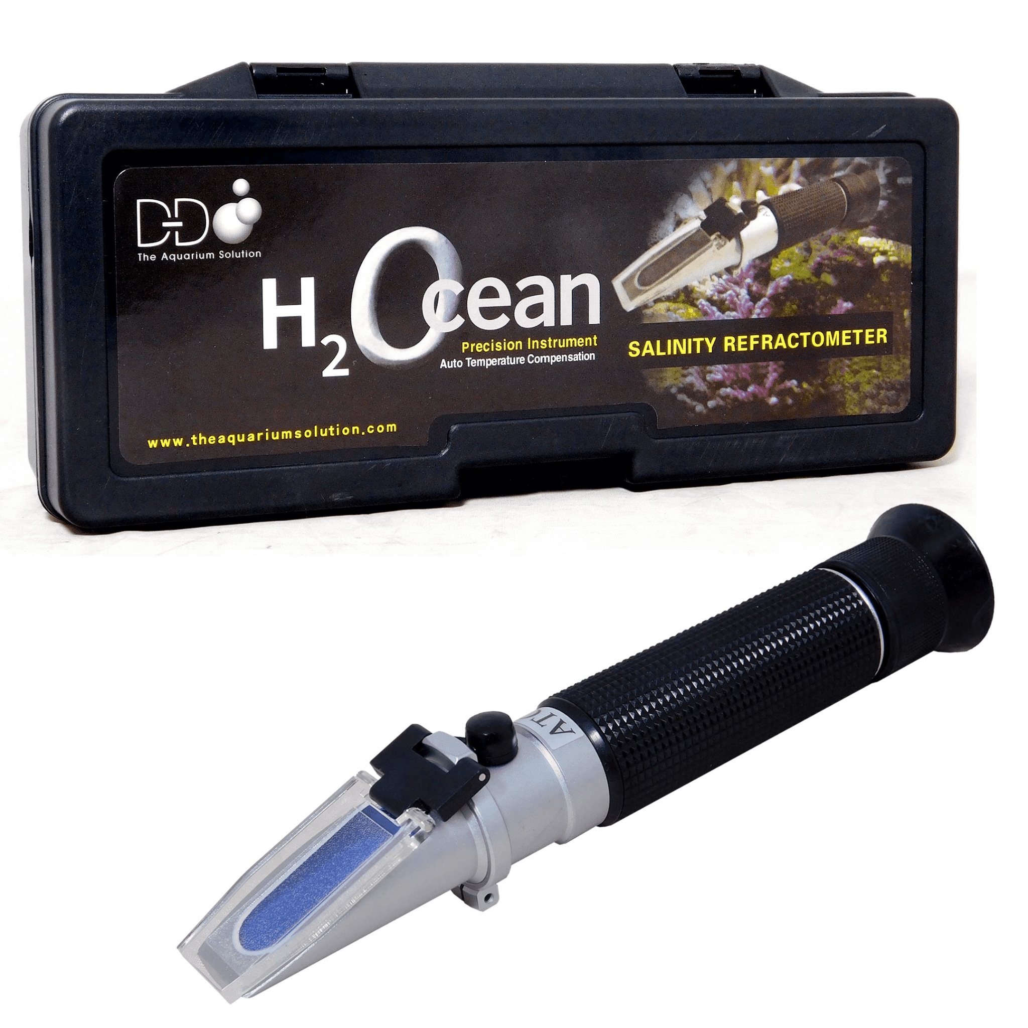 D-D H2Ocian Portable Refractometer Salinity Checker