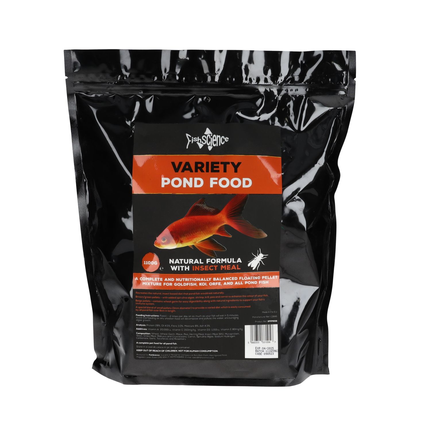 FishScience Variety Pond Fish Food 1100g