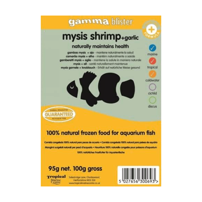 Gamma Mysis Shrimp + Garlic Blister Pack 100g