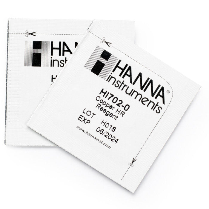 Hanna Copper High Range Checker Reagents 25 Tests (HI-702-25)