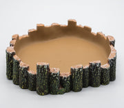 Rustic Log Pool Medium 19x16x3cm