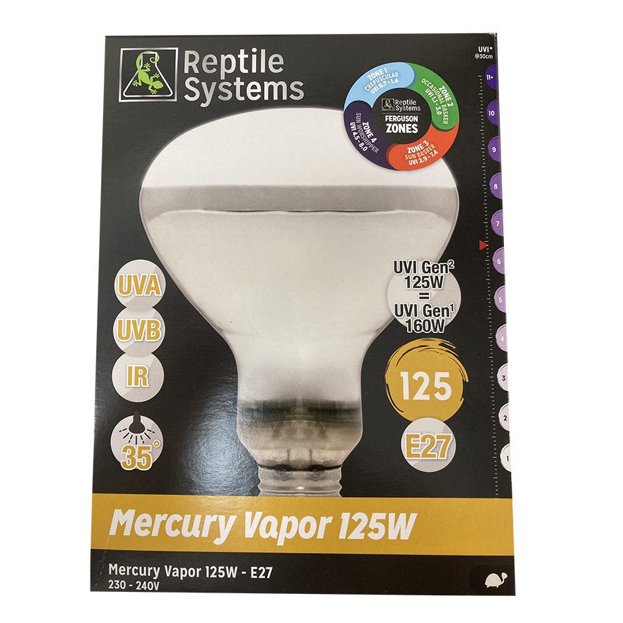 D3 UV Basking Lamp – 125w