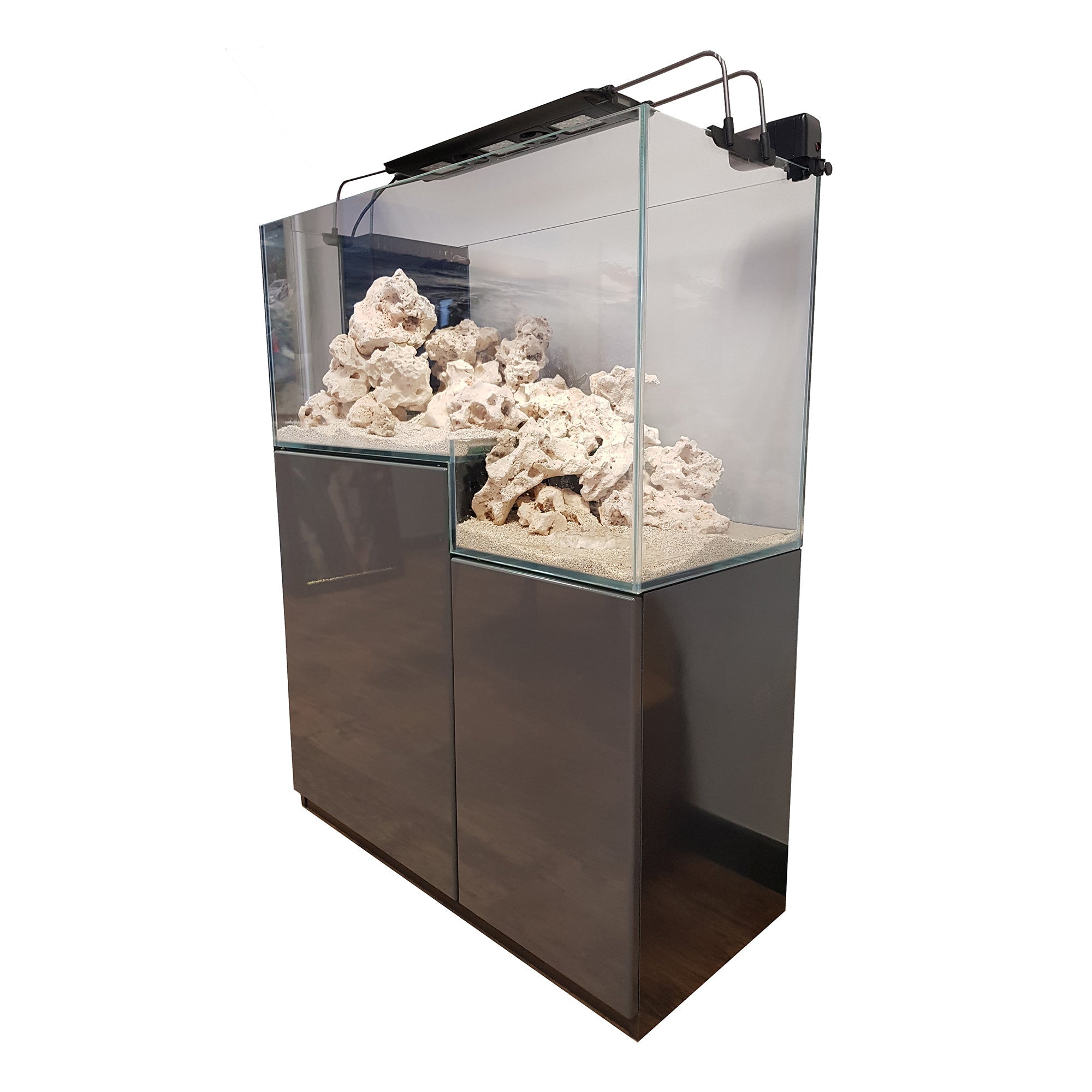 Clearseal Drop Off Aquarium - 100cm Gloss Grey