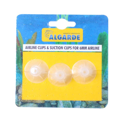 Algarde Airline Clips & Suckers 6mm - 3 pack