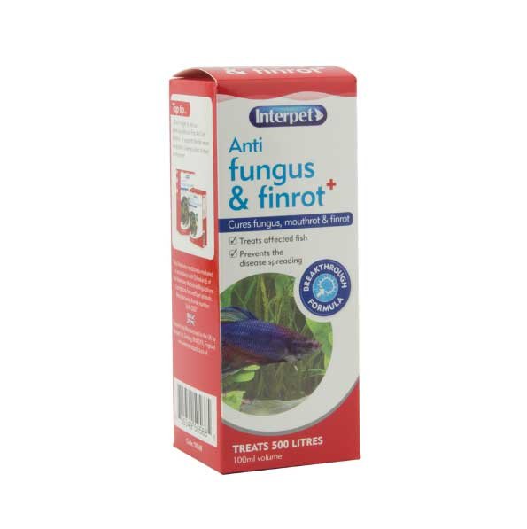 Interpet No.8 Anti Fungus & Finrot 100ml For Freshwater Fish