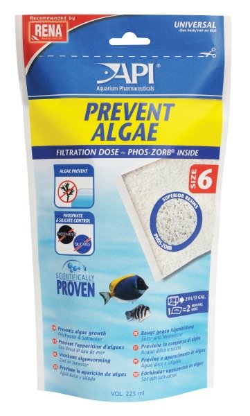 API Prevent Algae Size 5 For Aquarium Filters