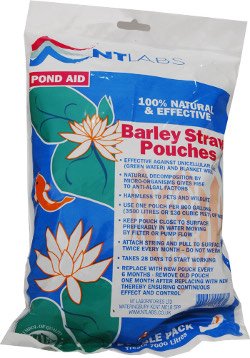 NT Labs Barley Straw Pouch for Natural Algae Control - Single or Double pack