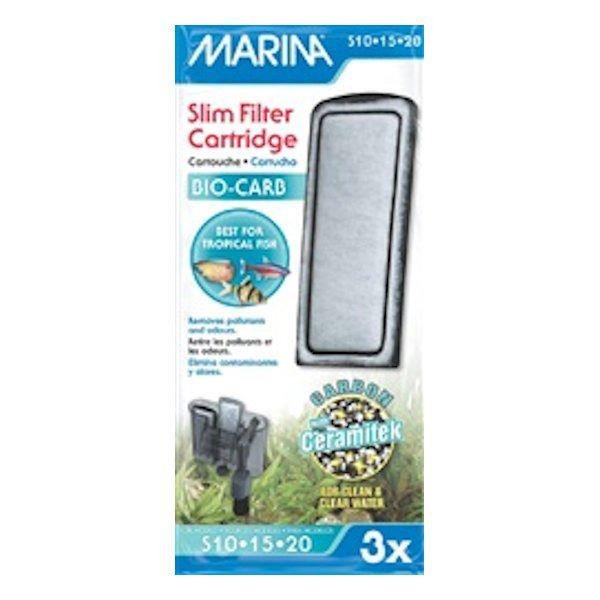 Marina Bio Carb Cartridges for Slim Filters 3pk