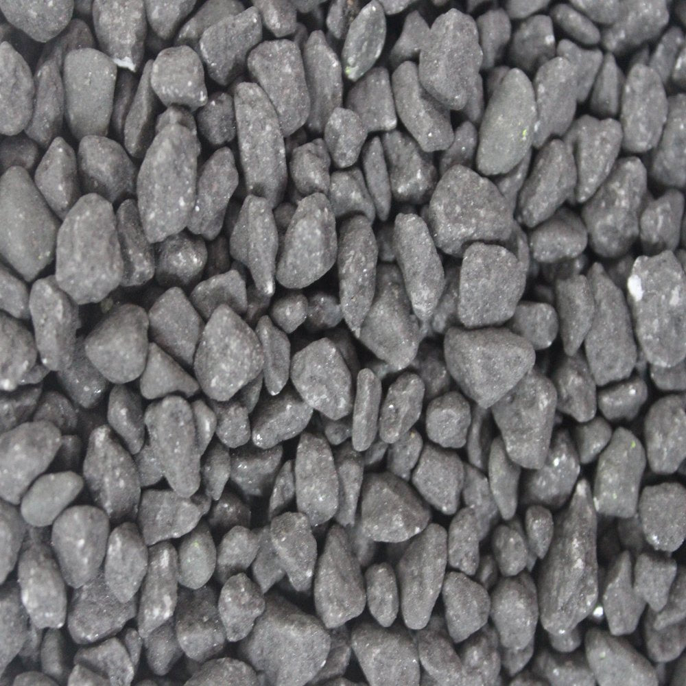 Unipac Coloured Aquarium Gravel 3 - 8mm - Black 2.5KG