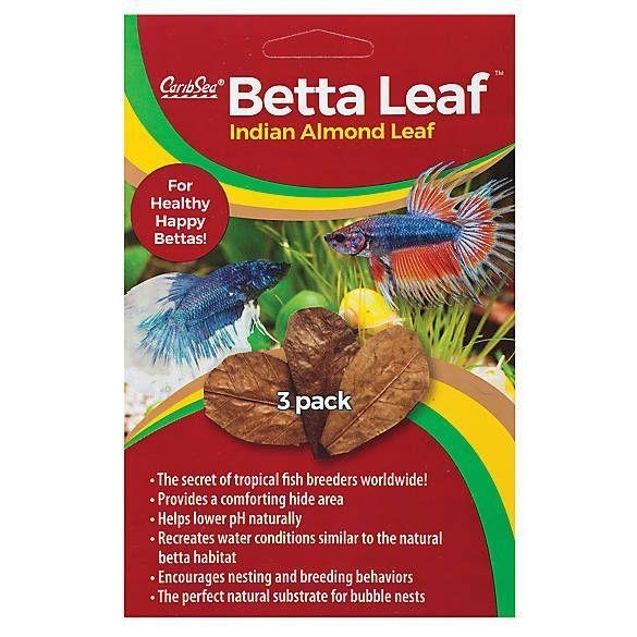 Caribsea Planted Aquaria Betta Leaf Indian Almond Leaf 3pk (00650)