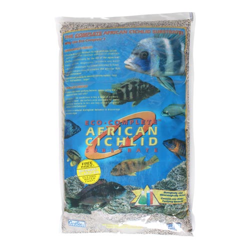 Caribsea Live Substrate - Eco-Complete African Cichlid Sand 9kg Fine Grade (00772)