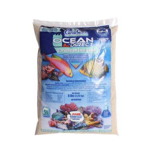 Caribsea Ocean Direct Caribbean Live Aquarium Sand 2.3kg