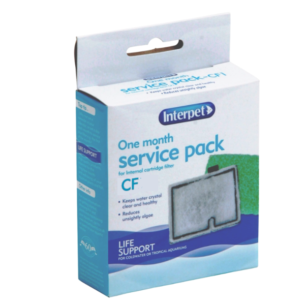 Interpet 1 Month Service Filter Cartridge Pack CF3