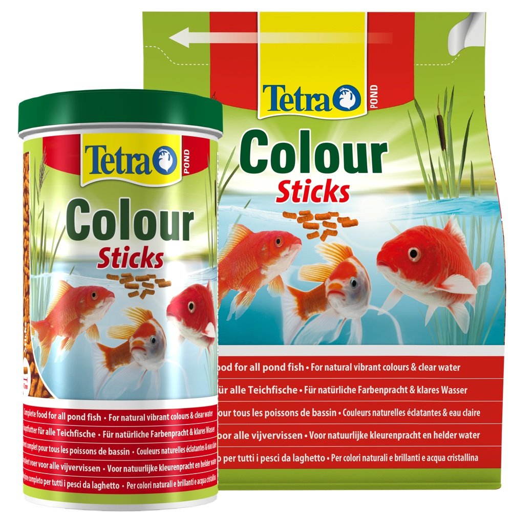 Tetra Pond Colour Sticks For Fish Colouration (1L, 4L)