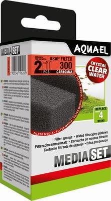 AquaEl ASAP 300 Replacement Sponge Set Carbomax (2 pcs)