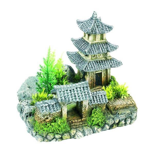 Classic Asian Temple / Plants 3155