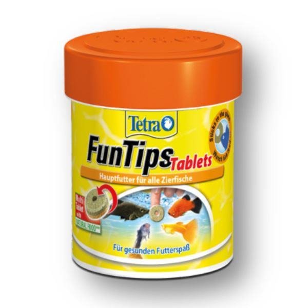 Tetra Fun Tips Tablets 75 Tablets 30g  - Stick on Glass