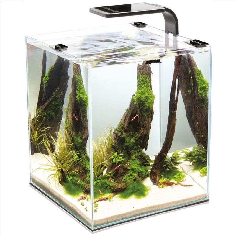 AquaEl Smart Shrimp Set Nano Aquarium Day & Night Black