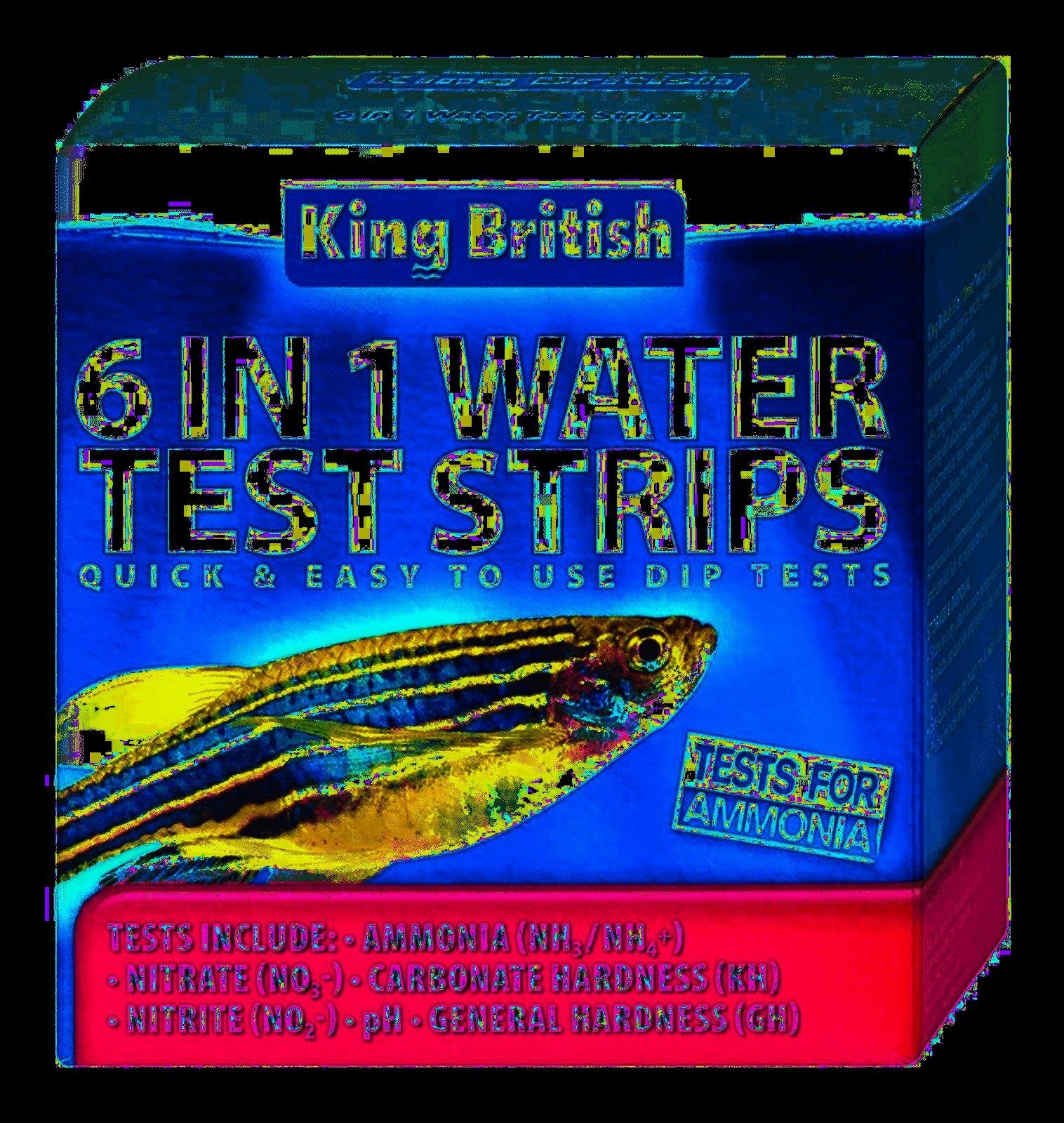 King British 6 in 1 Test Strip Kit