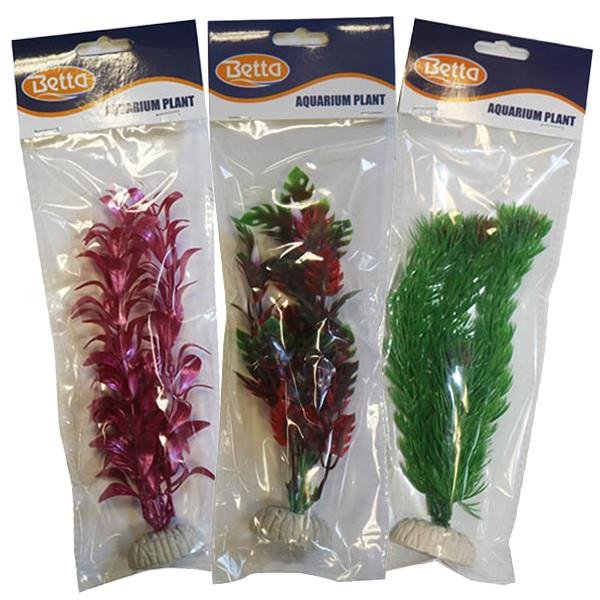 Betta 12" Plastic Plants 24 pack