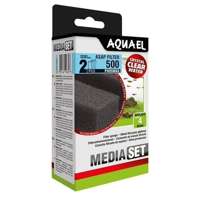 AquaEl ASAP 500 Replacement Sponge Set 500 Phosmax (2 pcs)