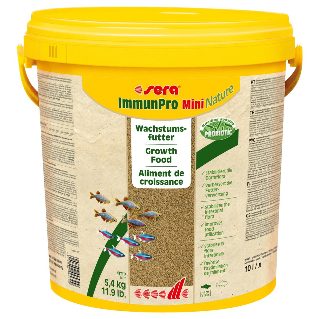 Sera ImmunPro Nature Mini 10L Growth Food