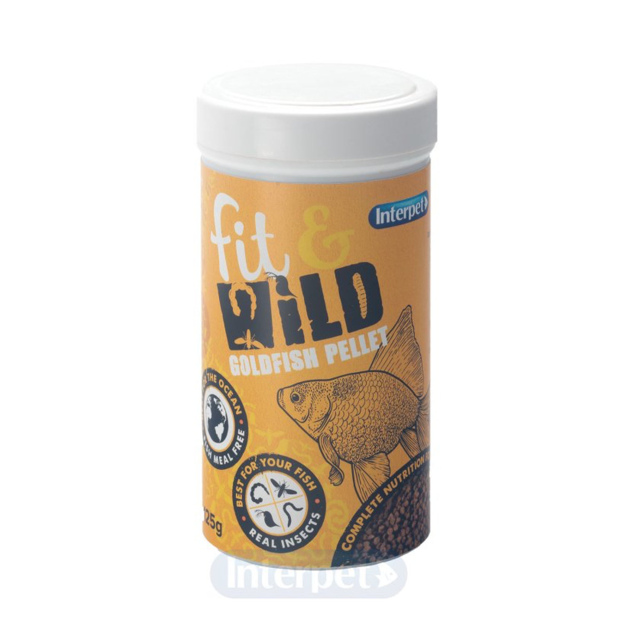 Interpet Fit & Wild Gold Pellet - 125g