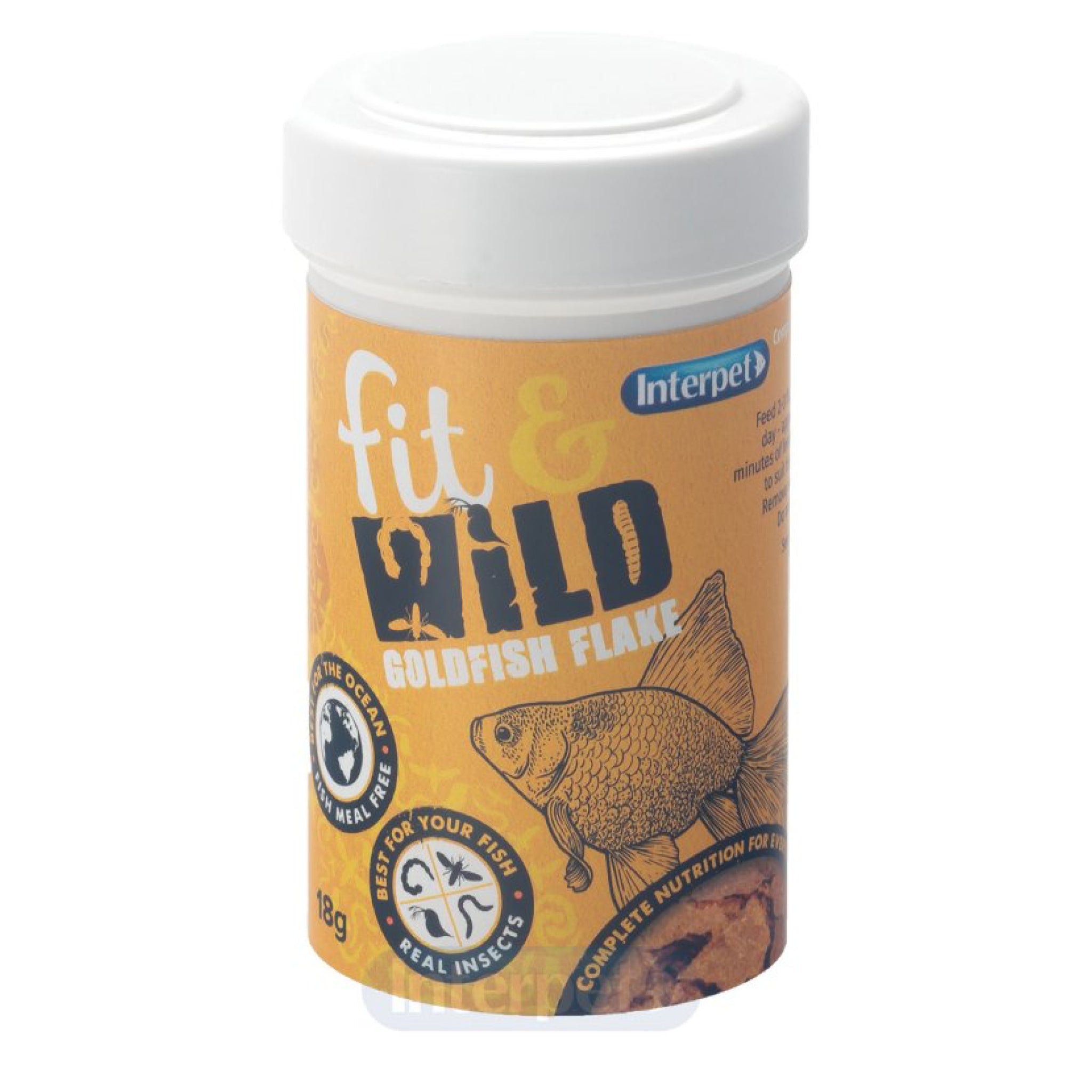 Interpet Fit & Wild Gold Flake - 18g