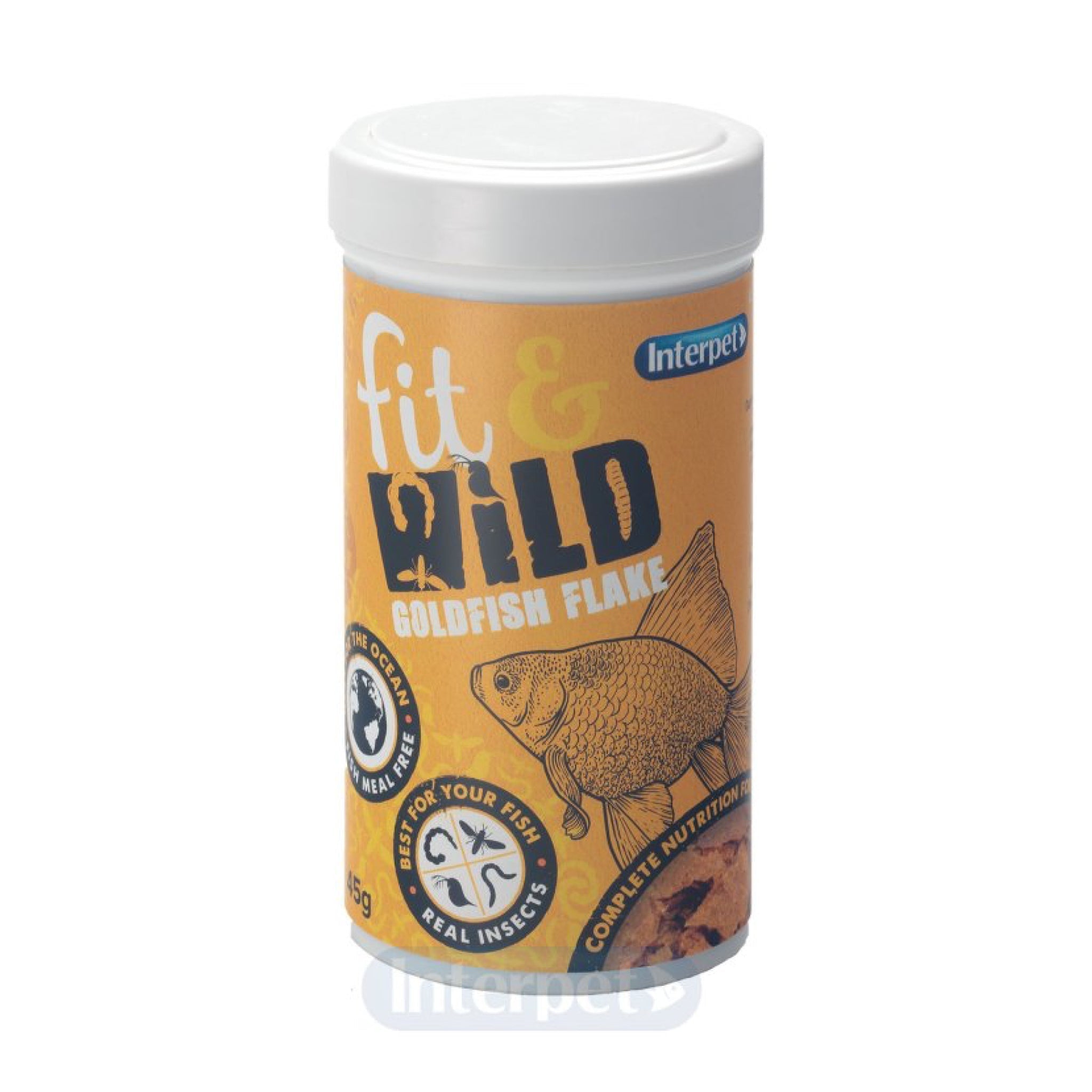 Interpet Fit & Wild Gold Flake - 45g