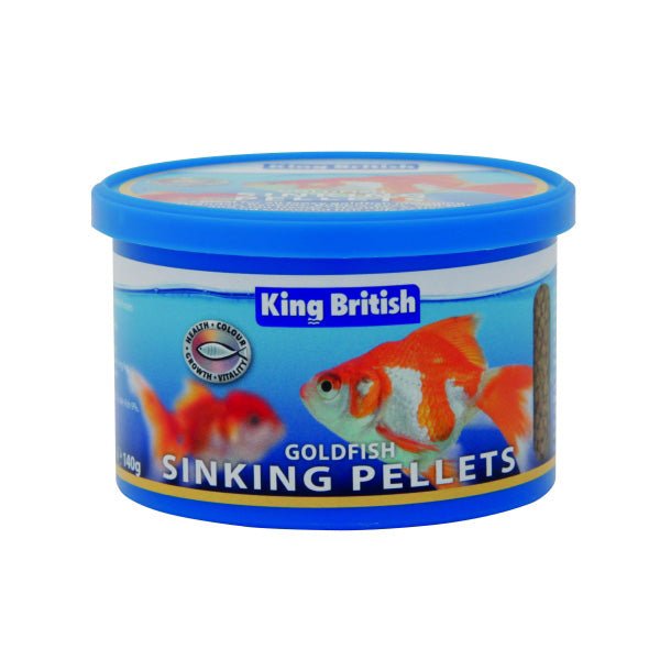 King British Goldfish Sinking Pellets 140g