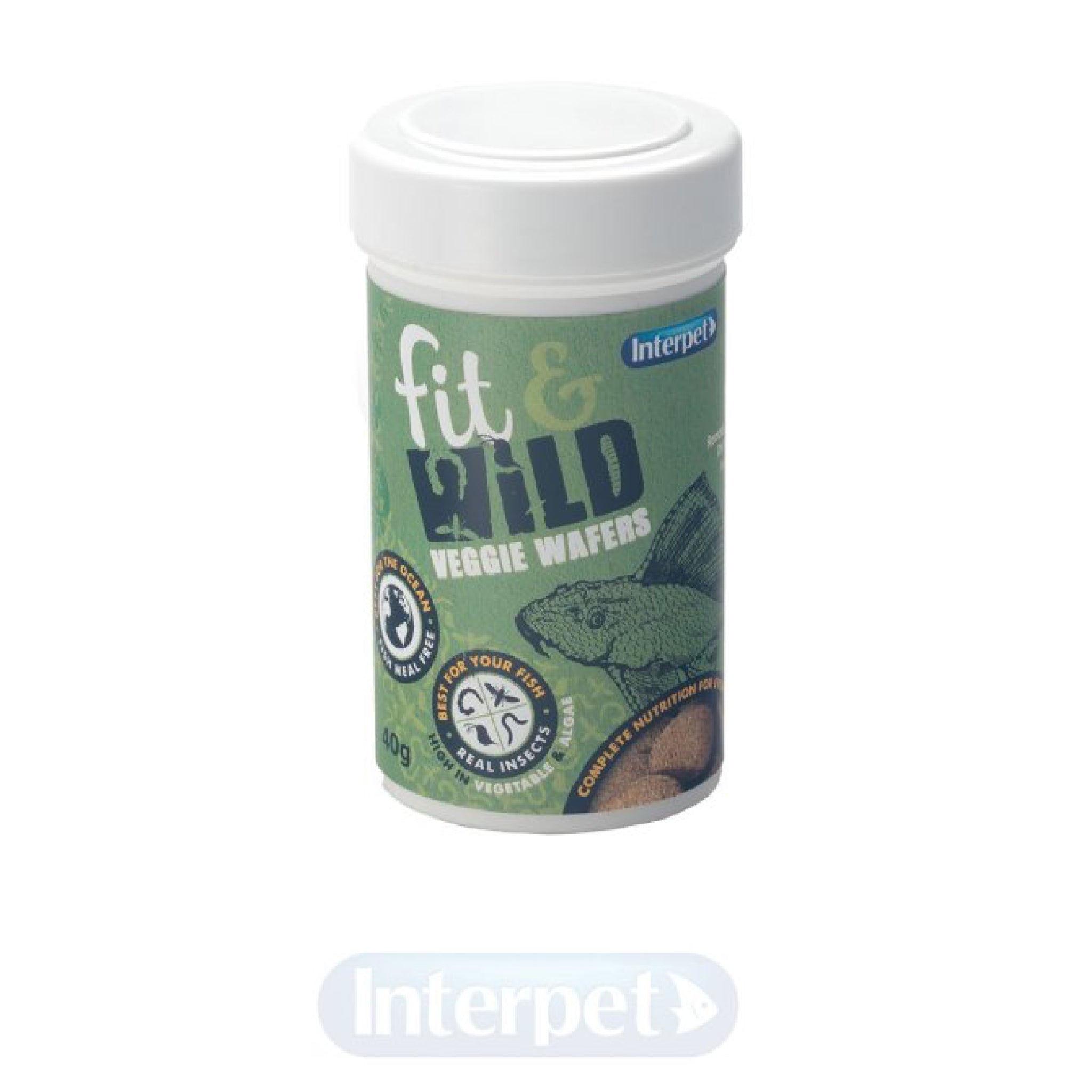 Interpet Fit & Wild Veggie Wafers 40g