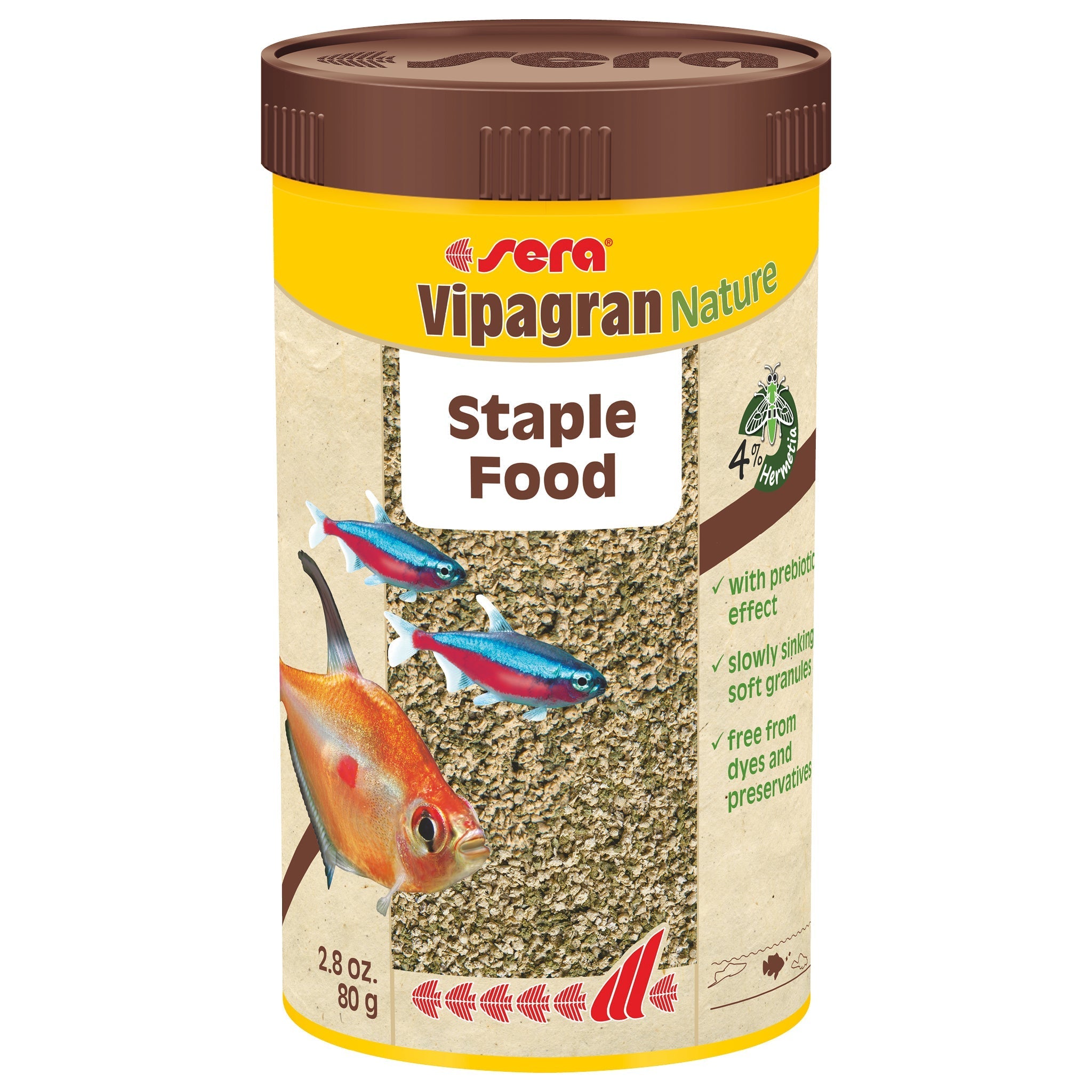 Sera Vipagran Nature Sinking Granules - 80g 250ml