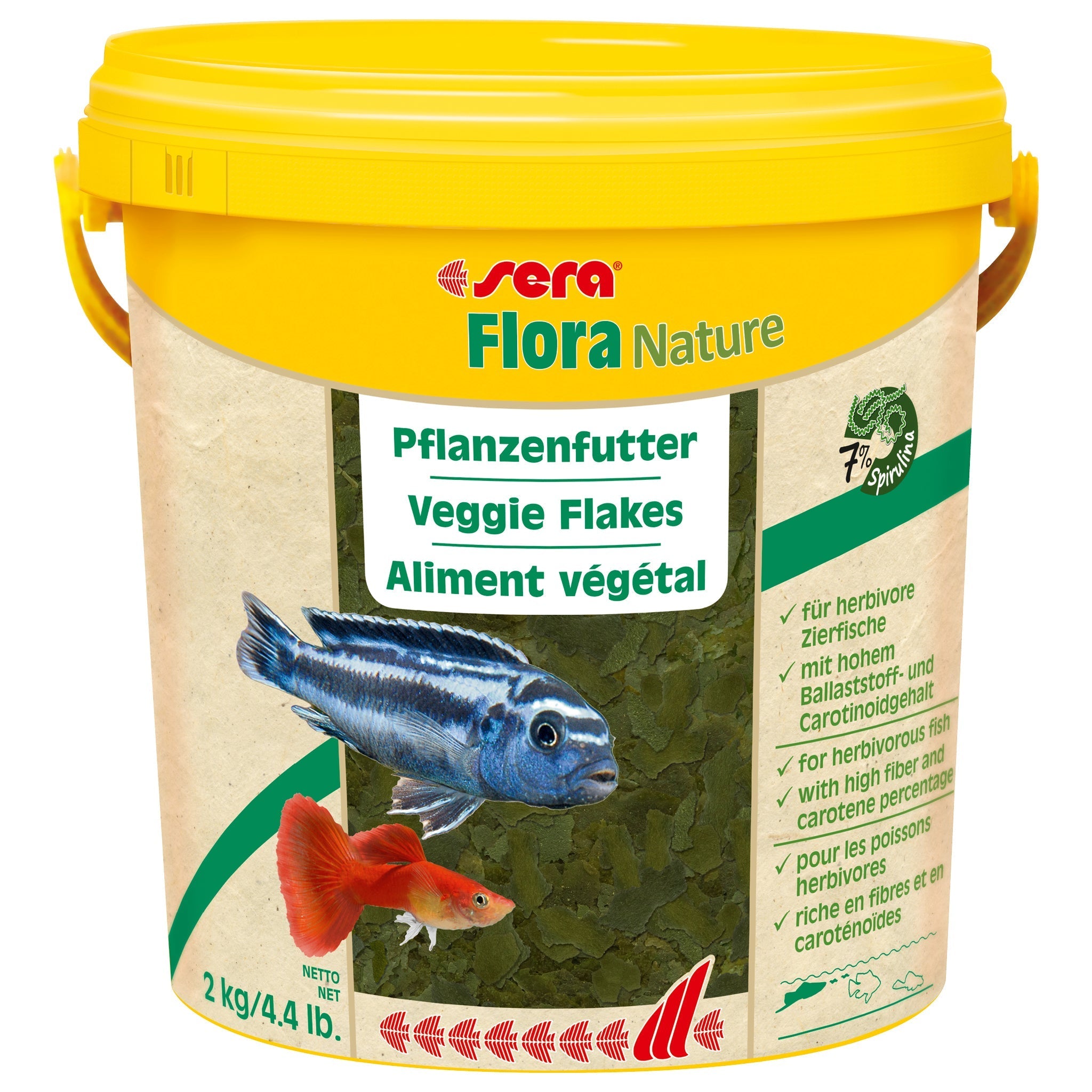 Sera Flora Nature - 2kg 10L