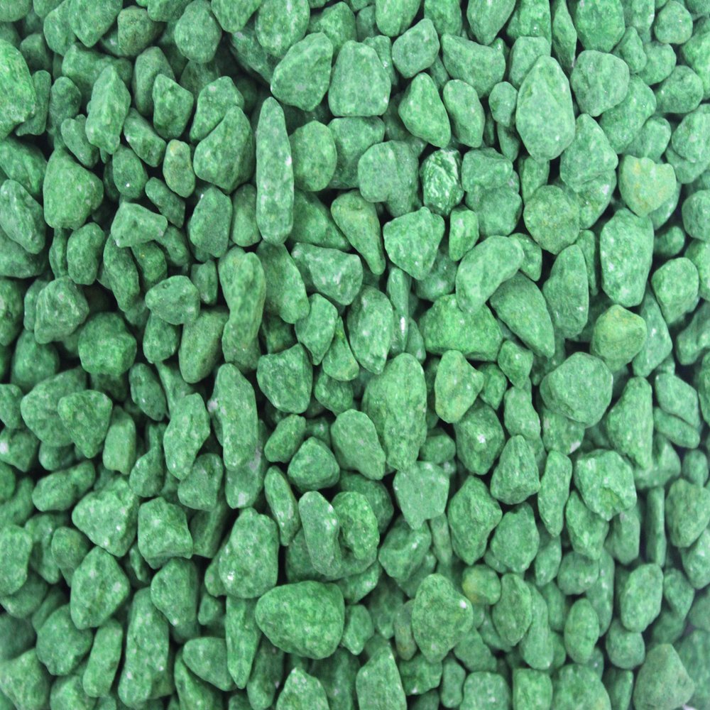 Unipac Coloured Aquarium Gravel 3 - 8mm - Green 2.5KG