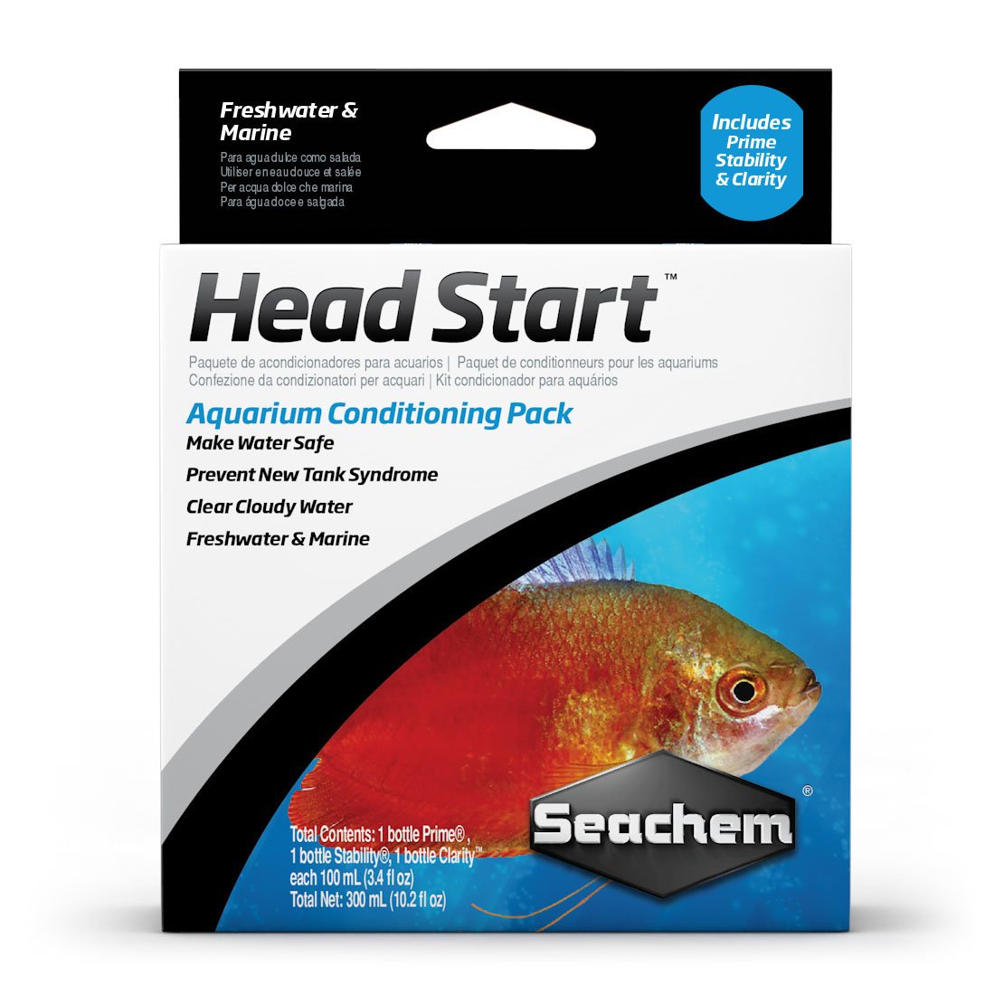 Seachem Head Start Pack 3-100mL Pack (1125)