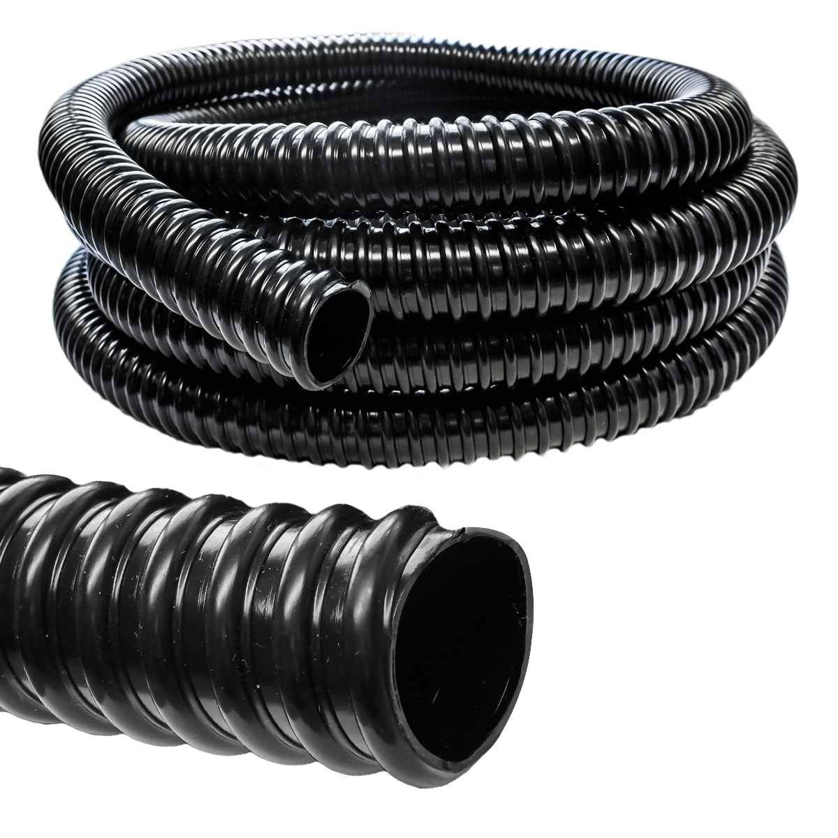 Black Heavy Ribbed Kink Free Pond Hose - 0.75 inch (19mm) (Per Metre)