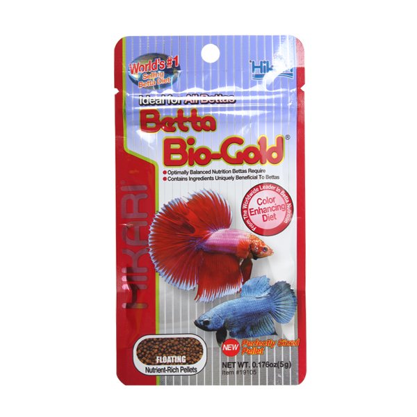 Hikari Betta Bio Gold Floating Fish Food Pellets 5g