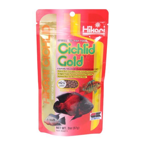 Hikari Cichlid Gold Mini Pellets 57g - Tropical Fish Food