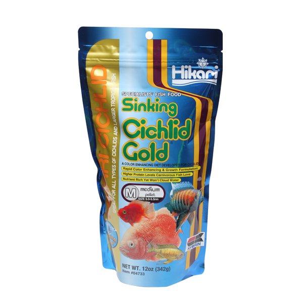 Hikari Cichlid Gold Sinking Fish Pellets - Medium 342g