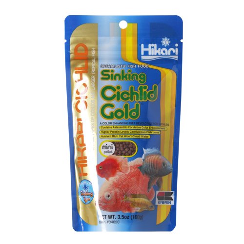 Hikari Cichlid Gold 100g Sinking Mini Fish Pellets