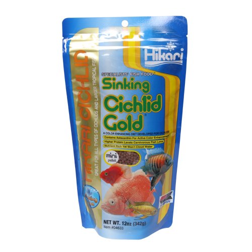 Hikari Cichlid Gold 342g Sinking Mini Fish Pellets