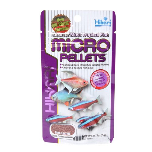 Hikari Tropical Herbivore Fish Food 22g - Micro Pellets