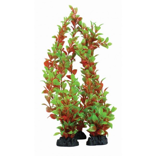 Hugo Kamishi Ludwigia Plastic Plant Red and Green 30cm