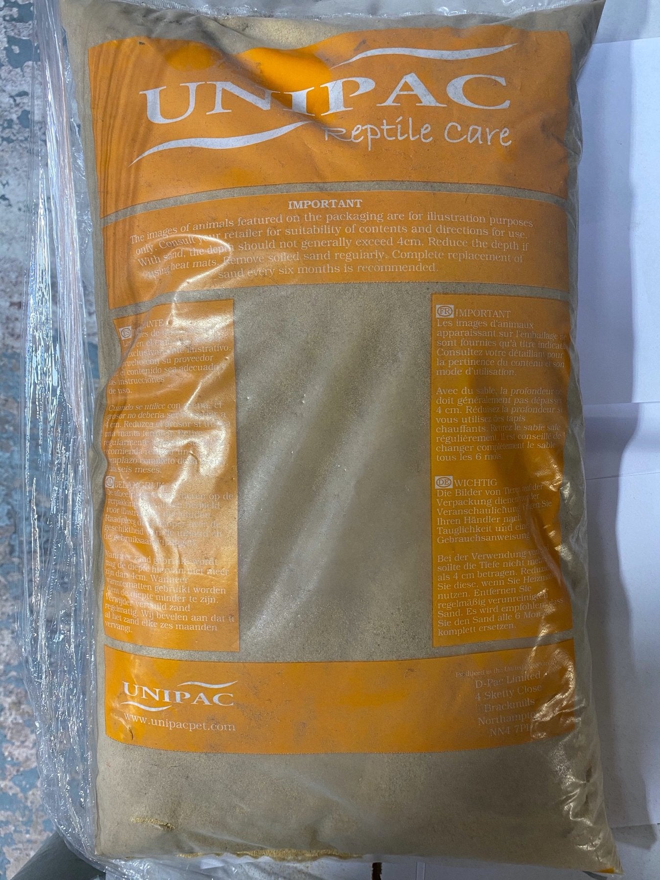 Unipac Reptile Sand 12.5kg