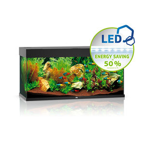 Juwel Rio 180 Aquarium & Cabinet (LED lighting) - Light Wood, Dark Wood, Black, White or Grey